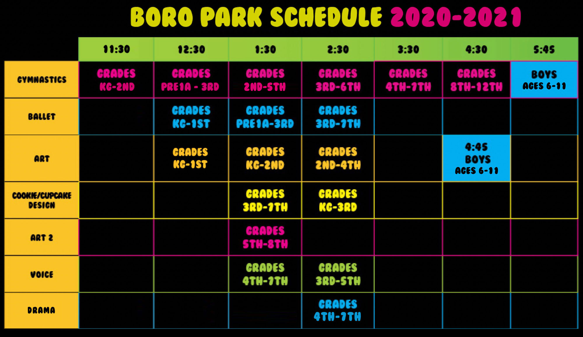 Boro Park Funtastic Talent